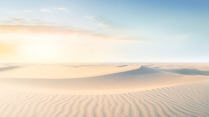 Fototapeta na wymiar Endless Beauty: Desert Dune Cliff,sand dunes in the desert,AI Generative 