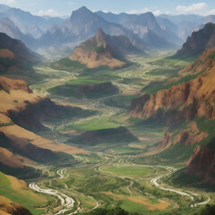 valley of the mountains