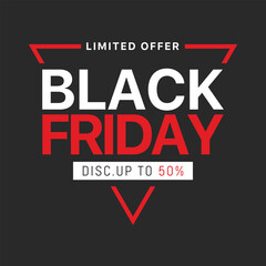 Black friday super sale banner design