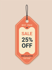 online shopping tag promo sticker hot sale best price icon special offer promotion discount coupon vertical