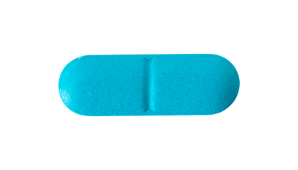 blue pills isolated. medicine element