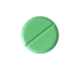 round green pills isolated. pharmacy element concept