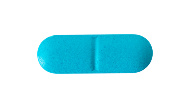 blue pills isolated. medicine element