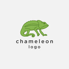 chameleon simple unique logo