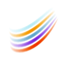 A vibrant and playful design featuring rainbow-color lines arranged in a dynamic composition, perfect for adding a pop of color to any project