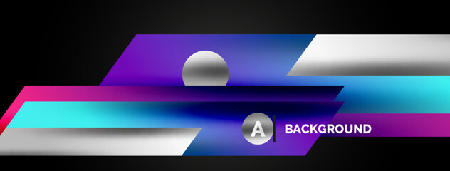 Fototapeta premium Dynamic lines geometric vector background. Vector background, where dynamic lines entwine in intricate dance, igniting symphony of creativity in every glance