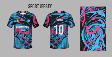 Sport jersey design fabric textile for sublimation