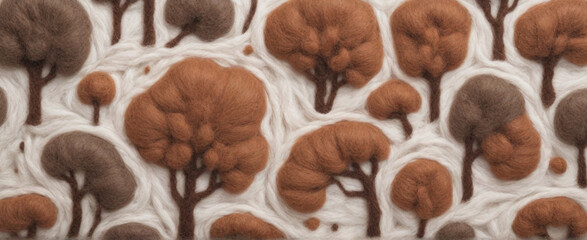 Fototapeta premium brown background on white background.