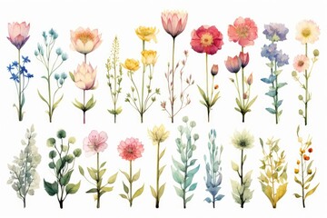 Alpine Flowers Set