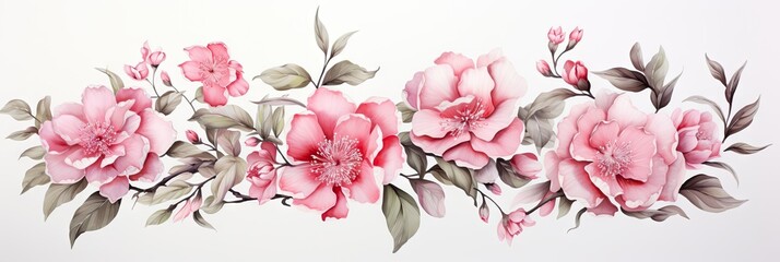 Fototapeta na wymiar Camellia Set