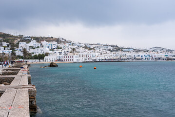 view of the Mykonos Town