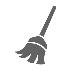 broom icon design vector template