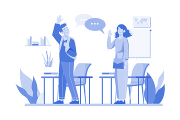 Leaving School By Saying Goodbye