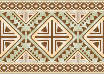 American ethnic native pattern.Traditional Navajo,Aztec,Apache,Southwest and Mexican style fabric pattern.Abstract vector motifs pattern.Design for fabric,clothing,blanket,carpet,woven,wrap,decoration