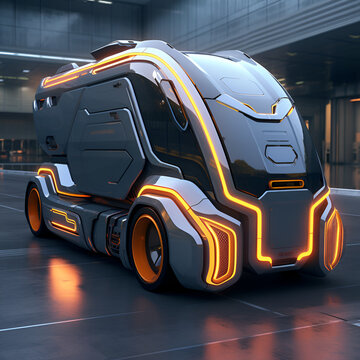 Futuristic Truck Concept Truck Cool Future Truck Design Semi Truck Commercial Truck