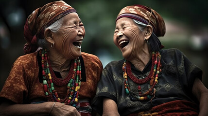 Thai grandmas spread joy through laughter.