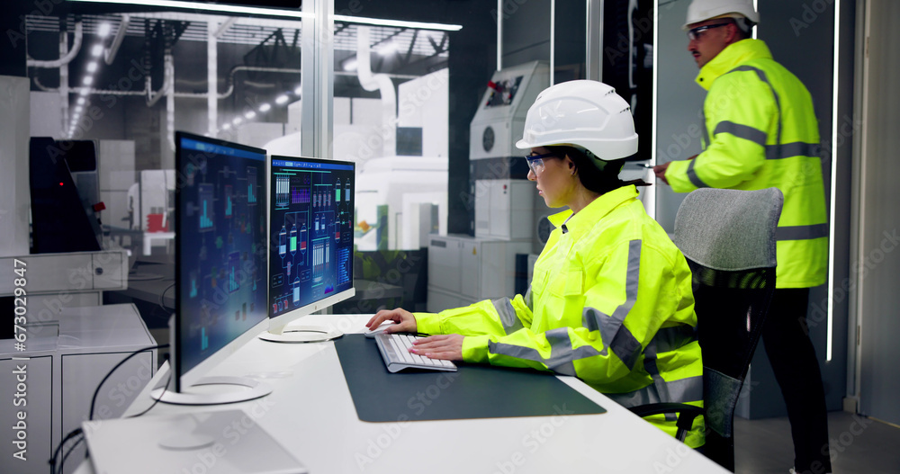Poster Engineer Operators Using Scada System