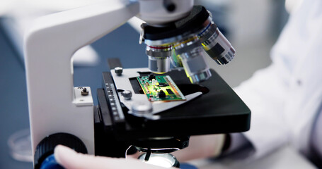 Semiconductor Microscope Research And PCB Circuit Manufacturing
