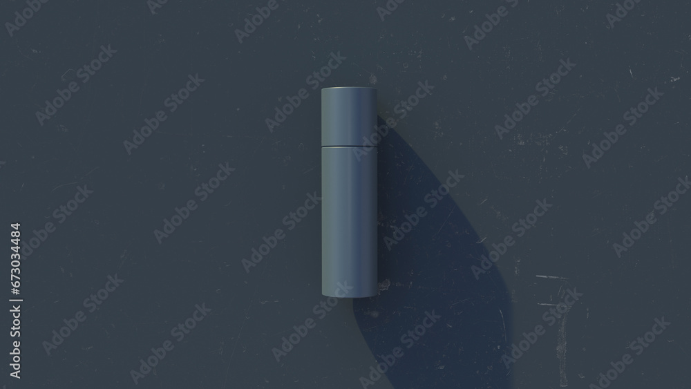 Aufkleber a cosmetics mock-up file through 3d rendering, simple yet tasteful and harmonious background for the