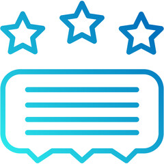 Testimonial vector design icon . svg