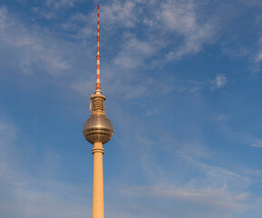 Der Fernsehturm in Berlin als Wahrzeichen