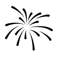 Set of firework icons