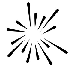 Set of firework icons