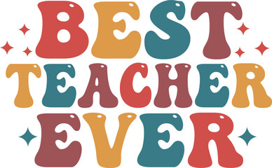 Teacher, retro teacher svg, teacher svg design	
