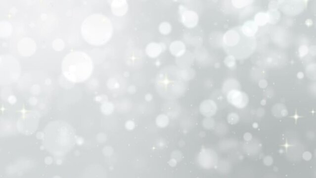Shining silver. Christmas background. loop video.(066)