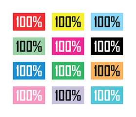 A set of stickers or icons 