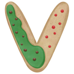 Cookie letter V