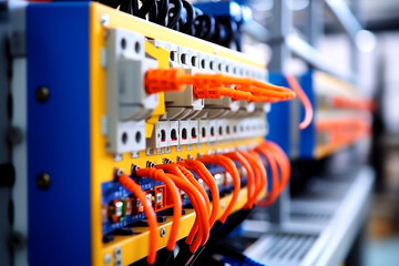 Electrical equipment of a modern plant. Power supply, communication and control system.