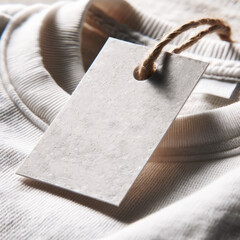 Blank Clothing Label Tag