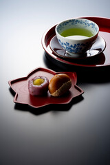 緑茶と和菓子