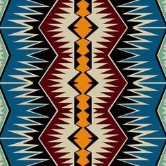 Aztec background ethnic tribal patterns for fabric and carpet