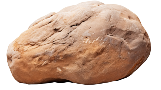 river stone rock stone boulder mountain clay ore nature earth white background cutout