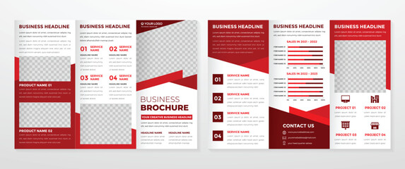 business brochure template editable vector design