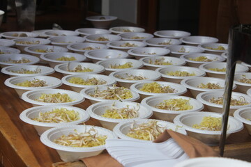 wide bakso or baso is an indonesian meatball