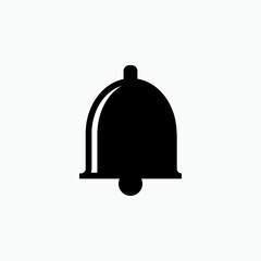 Alarm Clock Icon. Ring Symbol. Notification Sign - Vector Logo Template.