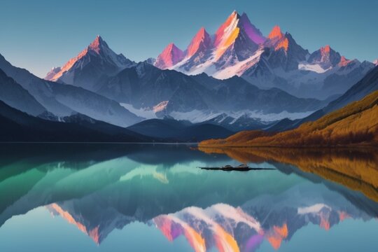 lake in the mountains © Ahmad khan