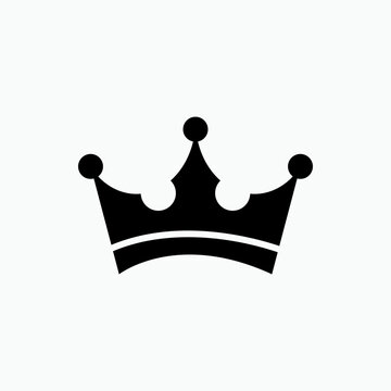Crown Icon. King Sign. Royal Symbol - Logo Vector.