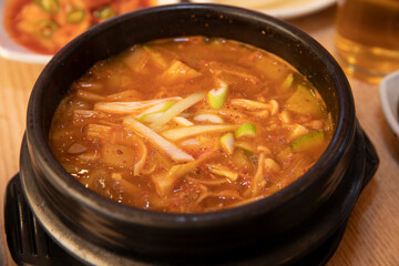 Korean Beef Brisket Soybean Paste Jjigae