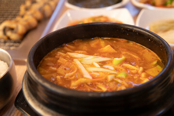 Korean Beef Brisket Soybean Paste Jjigae
