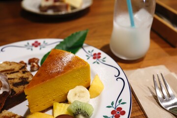 かぼちゃのベイクドチーズケーキ