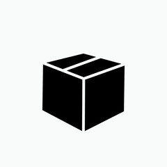 Gift Icon. Parcel, Anniversary Present. Prize, Surprise Element Symbol - Vector.