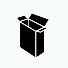 Gift Icon. Parcel, Anniversary Present. Prize, Surprise Element Symbol - Vector.