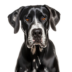 Great Dane, isolated on transparent or white background, PNG, 300 DPI