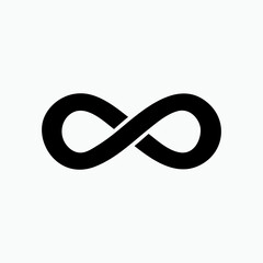 Infinity Icon. Eternity Sign. Forever, Endless Symbol - Vector.