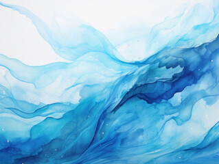 Abstract Water Ink Wave