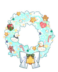 cute Christmas wreath